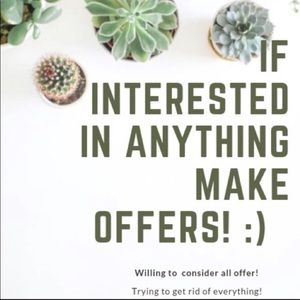 Help me empty my closet :) your best offers!